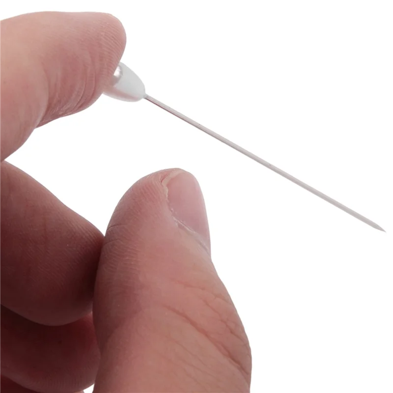 3200 Buah Pin Mutiara Tetesan Air Mata Panjang Pin Korsase Lurus Pin Jahit Pin Kancing untuk Kerajinan Jahit Dekorasi Pernikahan