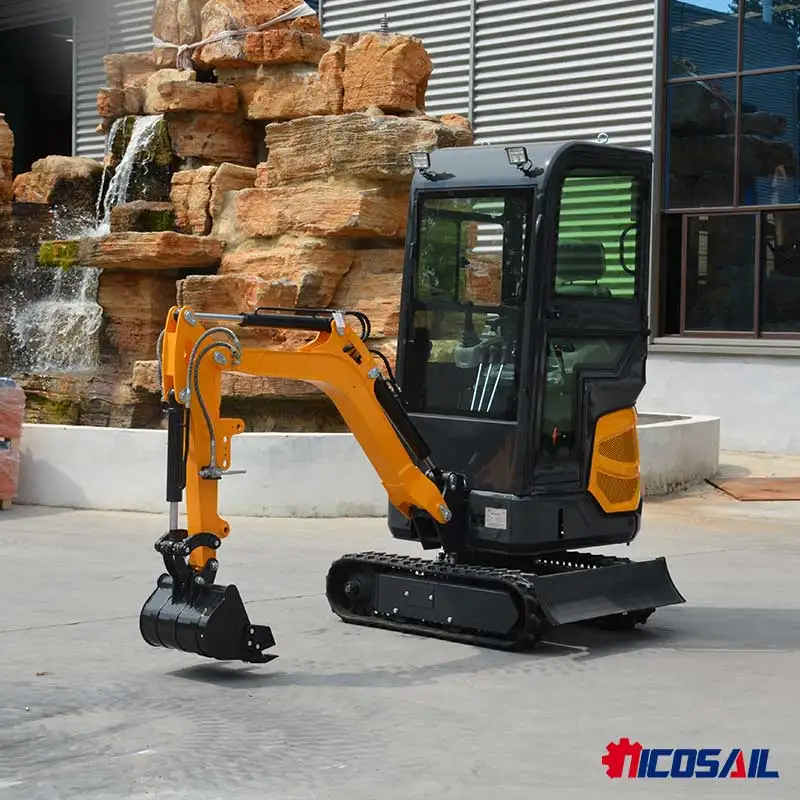 حفار صغير 1.5 طن عالي الجودة وبأسعار معقولة مع EPA وEUR5 لتركيب الحيوانات في البستان الزراعي