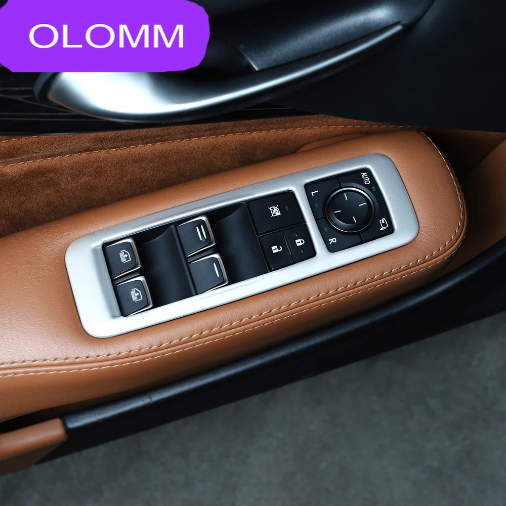 Fit For Lexus LS500h interior stainless steel glass control panel for 2018-2025 LS350 modification accessories