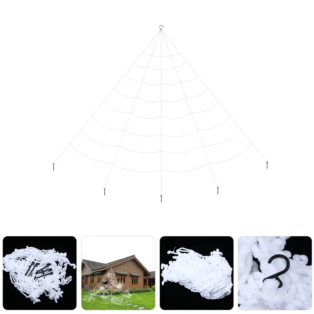 

Artificial Spider Web Decoration House Webs Halloween Polyester Outdoor Decorations