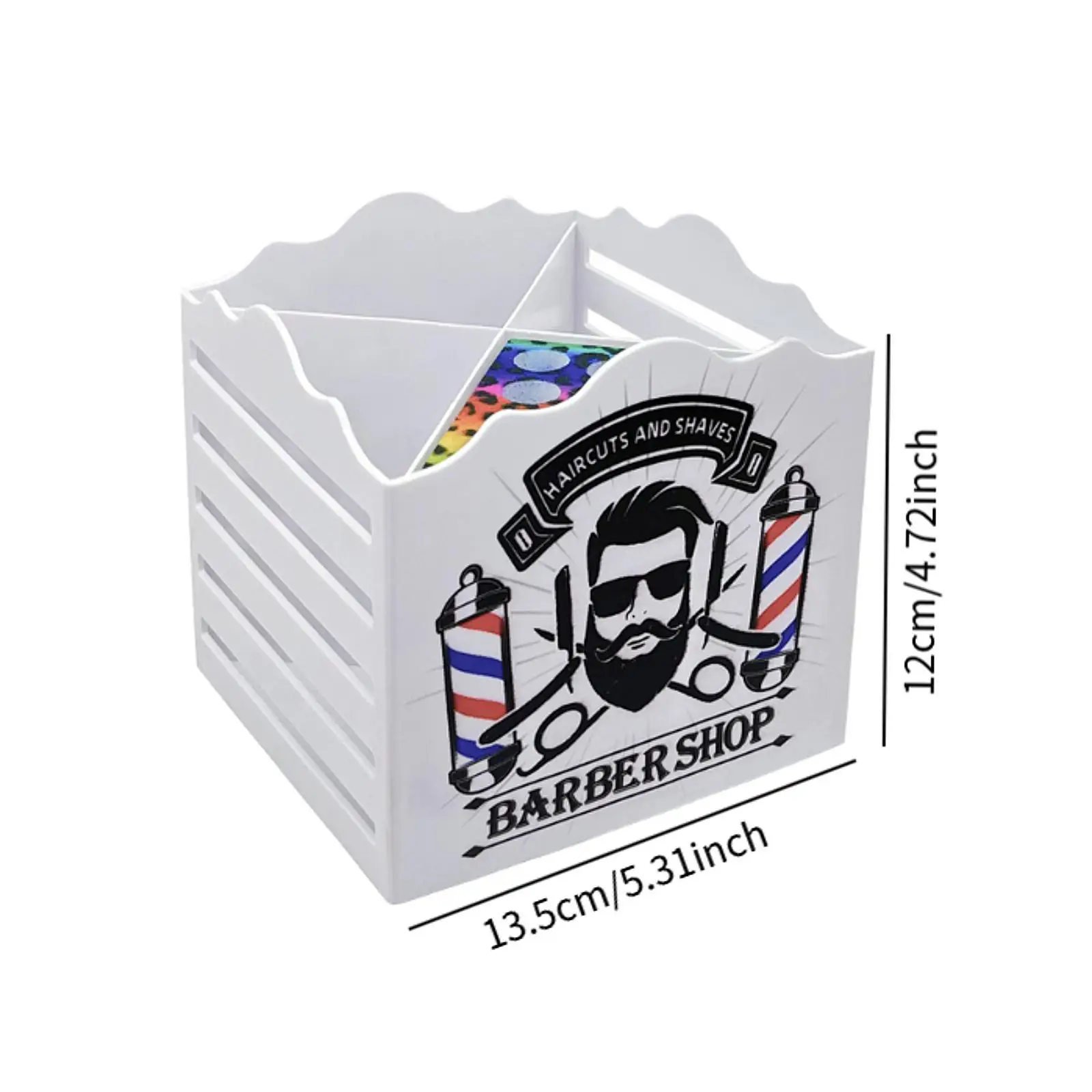 Barber Scissors Holder Box Combs Clips Stand Holder Professional Shear Holder for Stylist Salon Organizer for Brushes Combs image 6