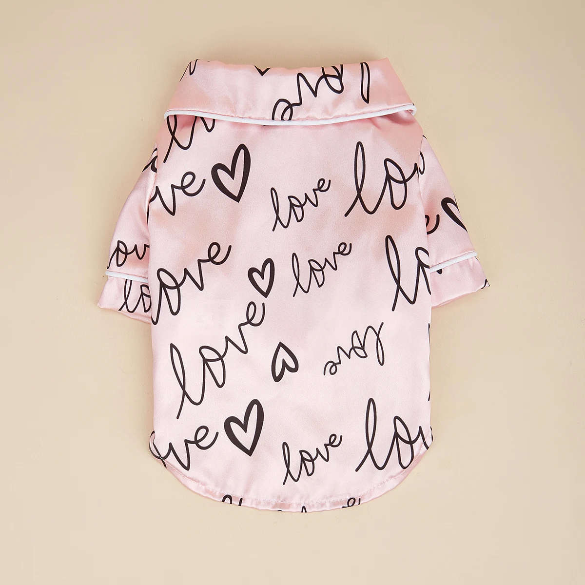 Dog Heart Pattern Shirts Soft and comfortable Dog Shirt Pajamas Pets Clothes for Small Dogs Cats