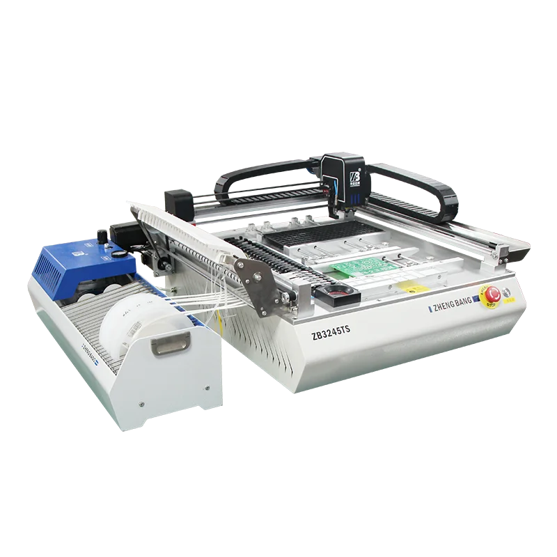 Factory Sale ZB3245TS Smt Pick And Place Machine Automatic Pcb Assembly Machine 2 Head High Speed Led Pick And Place Machine