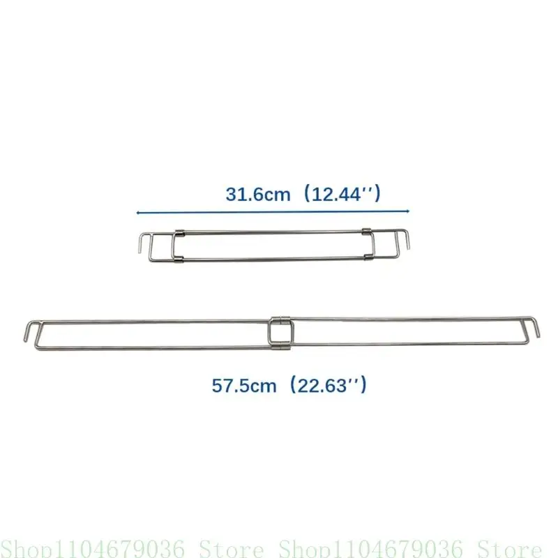 Telescopic Storage Rod Compact Designs Waterproof Corner Bar Adjustable Corner Shelves Bar for Shower & Refrigerator