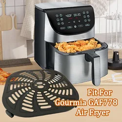 Baking Tray For Gourmia GAF798 GAF716 GAF778 GAF616 Carbon Steel Pan With 4 Silicone Pads Non-stick Air Fryer Replacement Parts