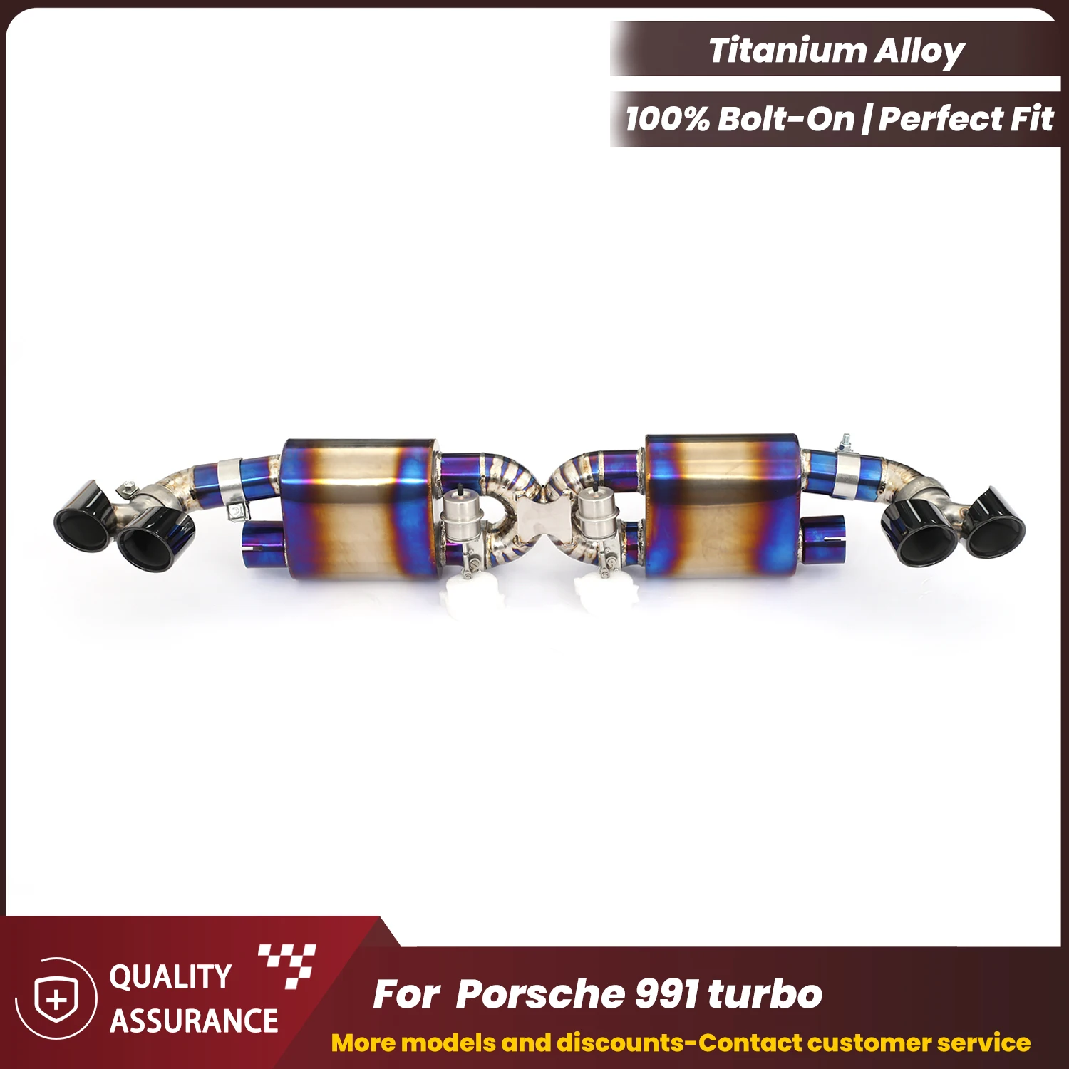 

Titanium Alloy Valvetronic Catback Exhaust System For Porsche 991 Turbo Sport Sound High Performance Exhaust