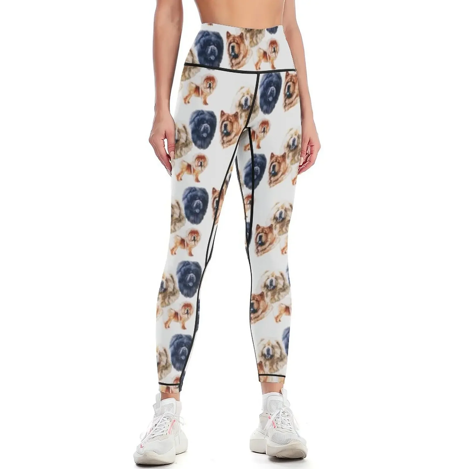 

Chow Chow Montage Leggings Women's trousers for fitness Clothing fitness Female legging pants Womens Leggings