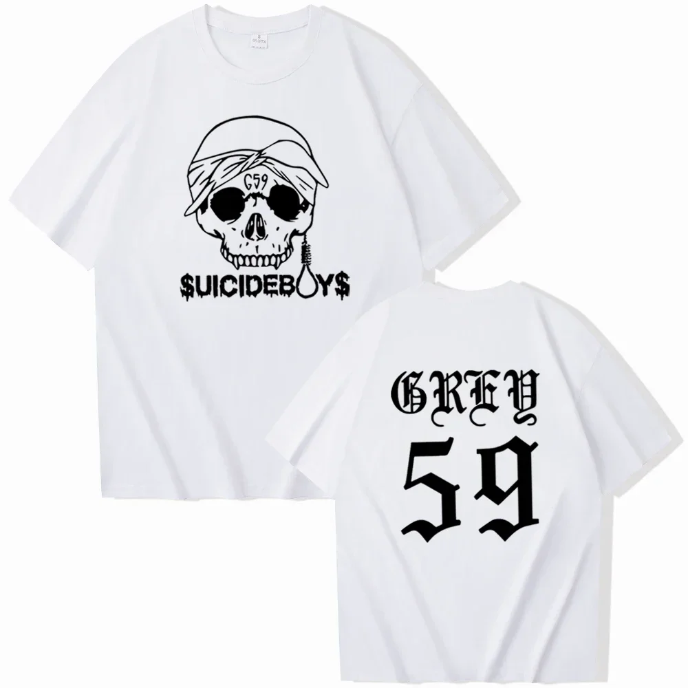 KJKJ Suicideboys Shirt G59 Tour 2023 Shirt American Hip Hop Shirt Gift for Fan O-Neck Casual Short Sleeve Shirts