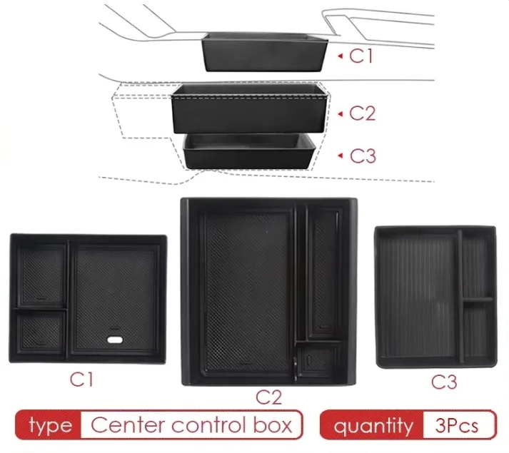 center 3PCS box