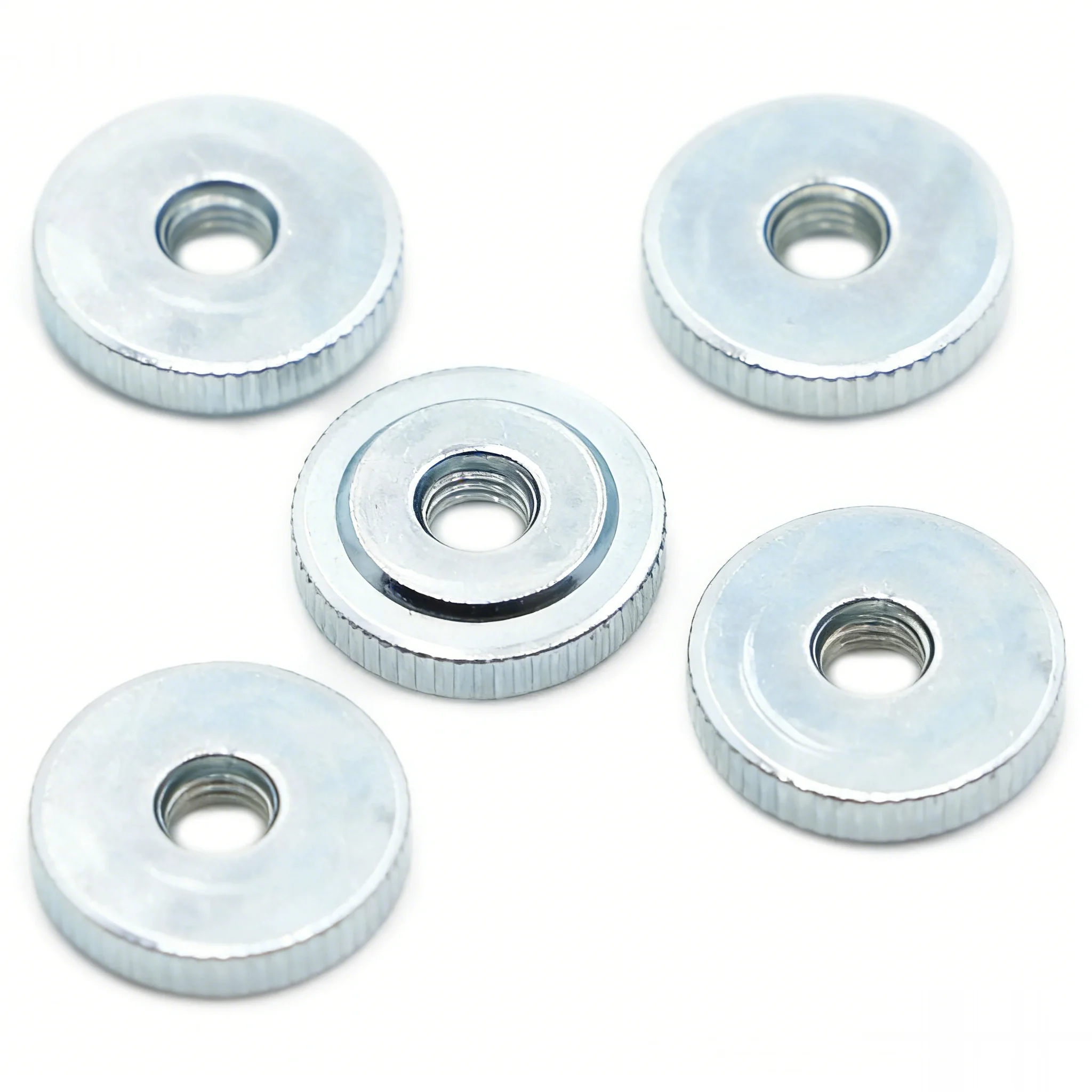 M3 M4 M5 M6 Blue Zine Carbon Steel GB807 DIN467 Handle Nuts Knurled Thumb Nut