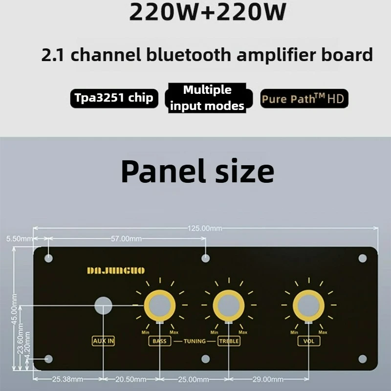 SOTAMIA TPA3251 블루투스 파워 앰프 보드 220W+220W 스테레오 2채널 HiFi 파워 앰프 클래스 D 파워 앰프
