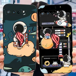 For Asus ROG Phone 3 I003D ZS661KS Case Cute Astronaut Silicone Shockproof Bumper For Asus Rog Phone 5 ZS673KS Rog5 Rog 6 Fundas