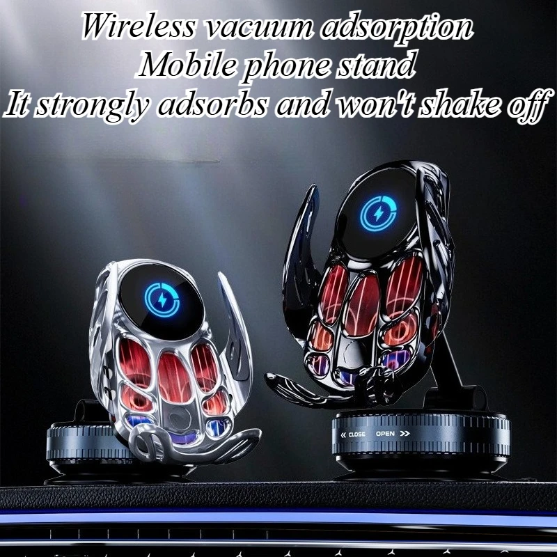 

For Universal Car 15W Fast Wireless Charging Phone Holder Dashboard Windshield Mount Suction Cup Stand Car Accessories Parts