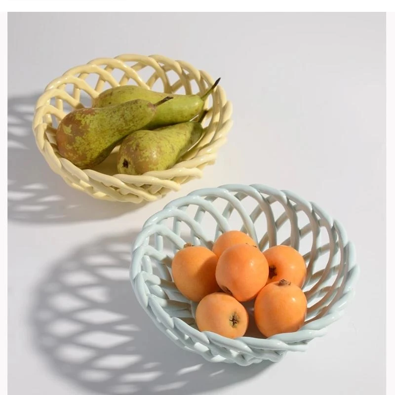 

Керамическая корзина для хранения хлеба, стол, торцевое украшение