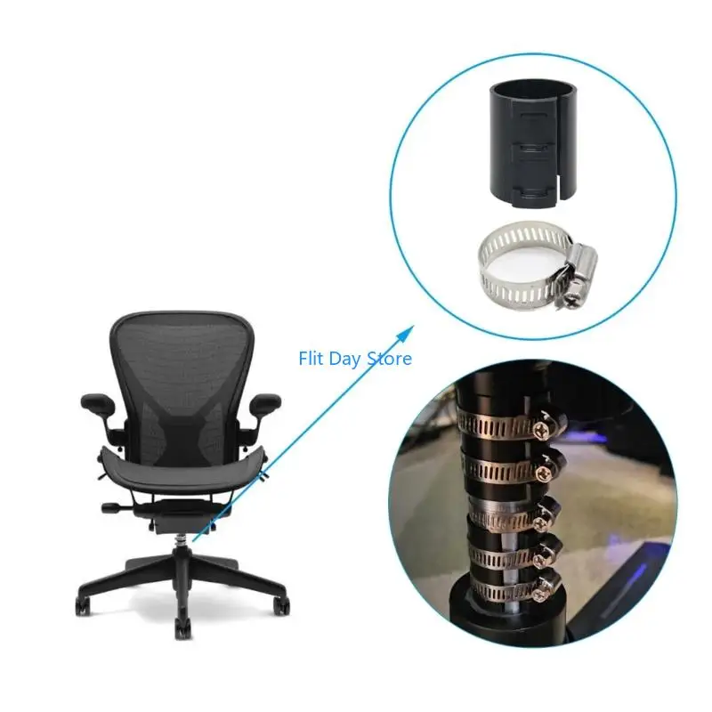 F92C Home Office Chair Height Adjustment Set with Metal and Plastic Components