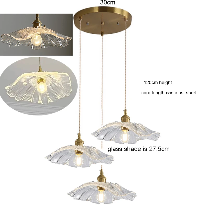 Vintage Hanger Lichten Bloem Glazen Hangende Lampen Huisdecoratie Verlichting Woonkamer Slaapkamer Nachtbed Licht Armatuur Winkel lampen woonkamers hanglampen eettafel kroonluchter lamp slaapkamer