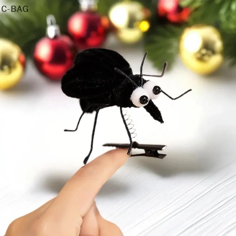 الكرتون مضحك البعوض مشبك شعر دبوس الشعر أفخم المشابك موضة الحشرات منقار البط كليب اكسسوارات أغطية الرأس هدية #3