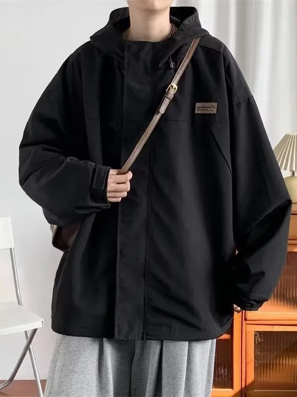 

plus Size Men's eepskin Velvet Jaet Thiened Winter Coat Youth Faion Loose Fit Cotton Padded Casual Jaet for Fat Guys