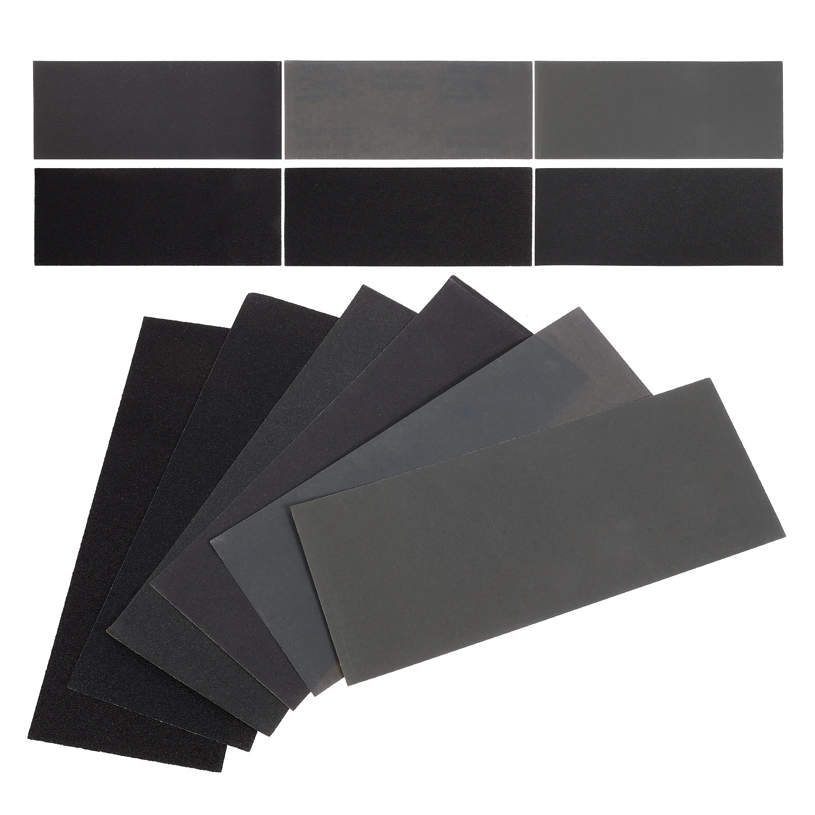 

28 Pcs Grinding Polishing Sandpaper Set Assorted Sanding Pads Nail for Wood niture Discs Grit Black Silicon Carbide Fine