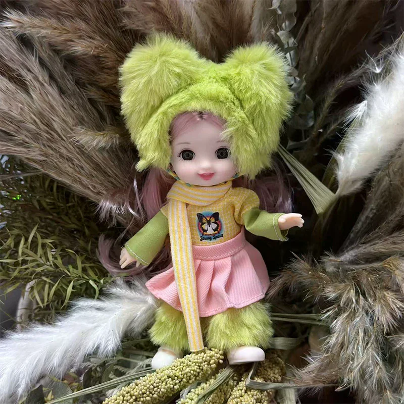16-17cm Doll Clothes(NO Doll) Cute Dolls Outfit Suit Accessories Fashion Style Doll Dress Up Toy For Children view 3