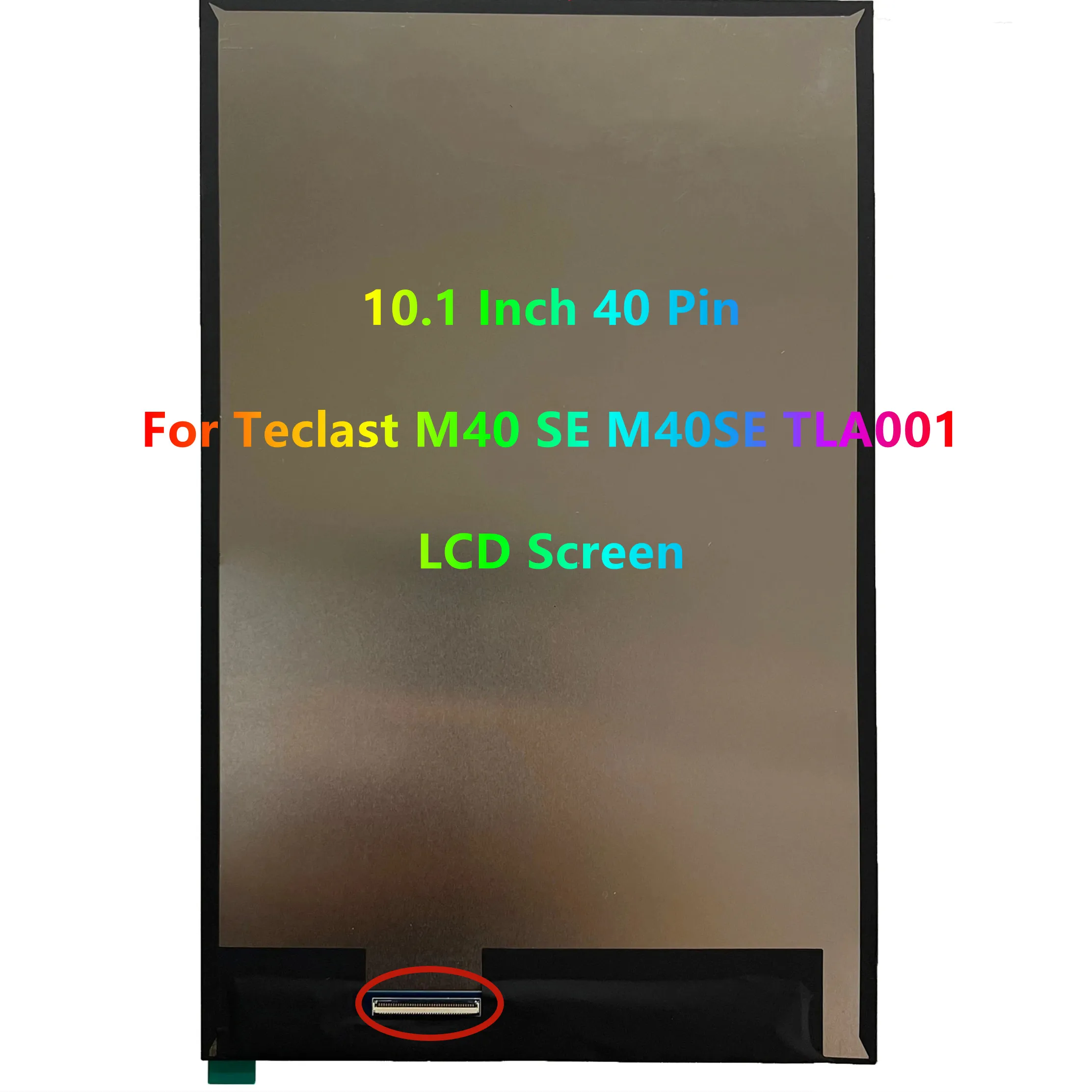 Imagem -03 - Substituição da Tela Lcd 40 Pinos Tv101wum-nw2 para Teclast M40 se M40se Tla001 10.1 Novo 100 Testado