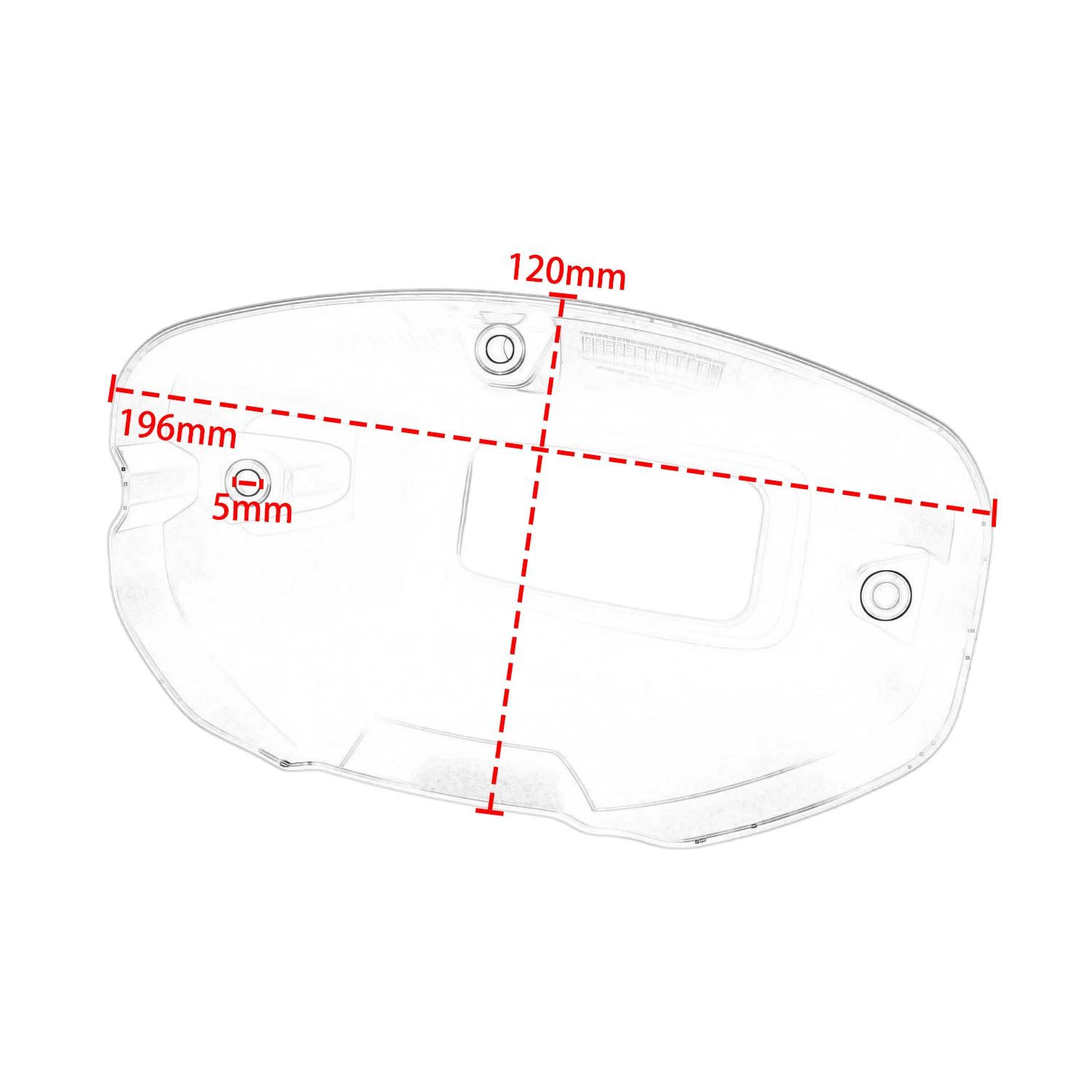 For BMW R1200GS R1250GS ADV 2013-2022 2023 2024 2025 Motorcycle Housing Tail Cap Cover Exhaust Pipe Tail Cap Protection Cover