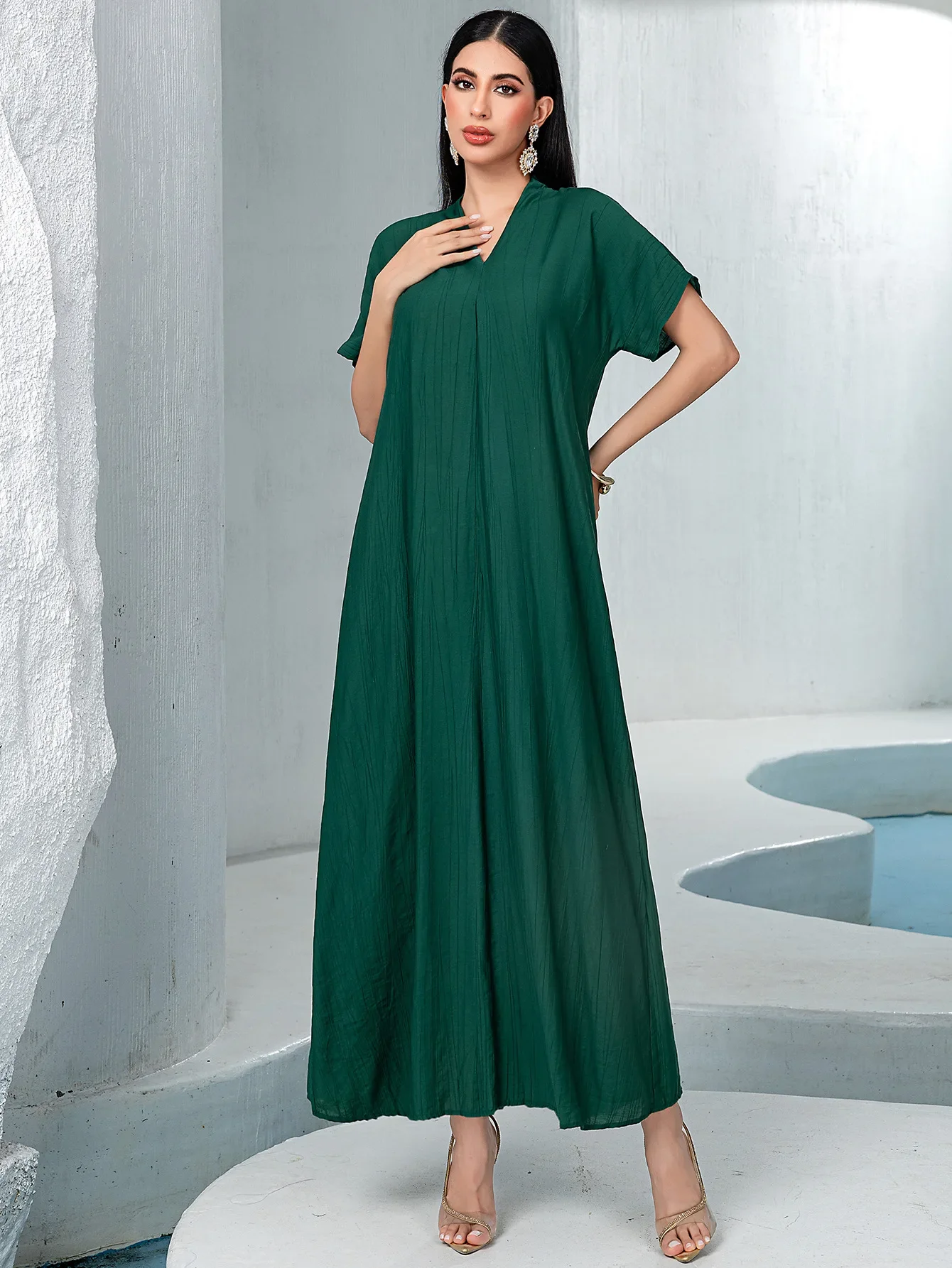 Eid Women Dress Abaya 2 Piece Set Party Diamond Cardigan Muslim Caftan Robe Jalabiya Ramadan Dubai Kaftan 2026 Vestidos Largos