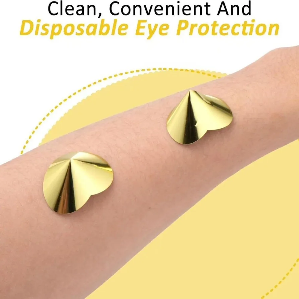 200Pcs Disposable Summer Sunscreen Stickers Beach Tanning Premium Eye Protection Stickers Strapless Comfortable
