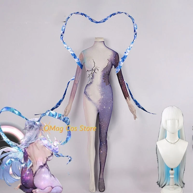 Костюм для косплея Nayuta Secret Wu Wei: комбинезон, парик, сексуальный наряд богини для взрослых, комплект для ролевых игр и вечеринок