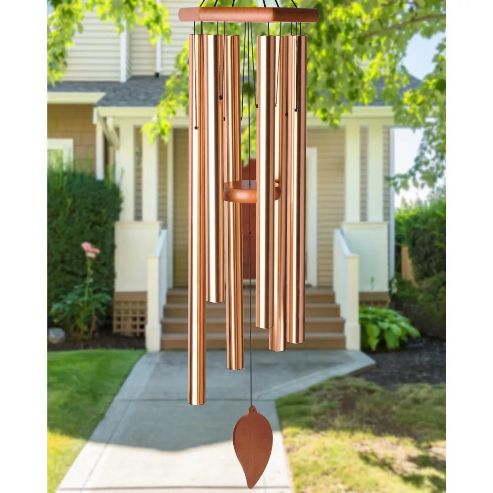 

Sympathy Wind Chimes for Outside Deep Tone, Memorial Loss of a Loved, Large Wind Chimes with 6 Thicken Tubes & Hook