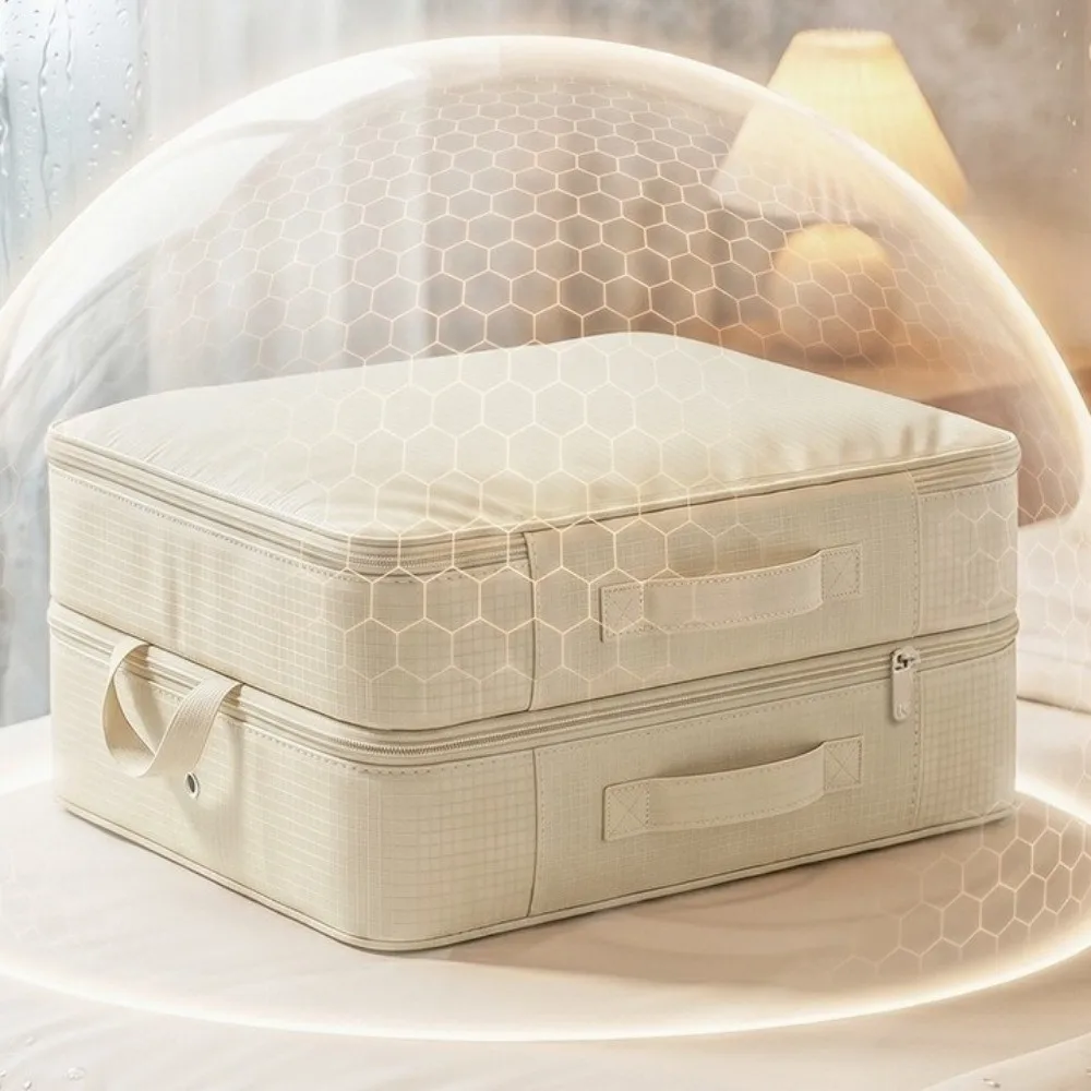 Large Capacity Compression Clothes Storage Bag Foldable And Expandable Moisture-Proof Duvet Storage Bag Portable Breathable