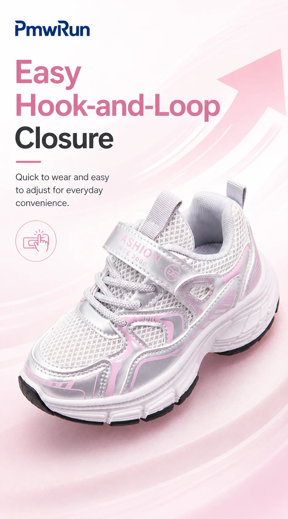 PU-Leder-Sportschuhe für Kinder, trendige, modische Teenager-Kinder-Sneaker, rutschfeste, atmungsaktive Laufschuhe für Jungen und Mädchen – Detail 4