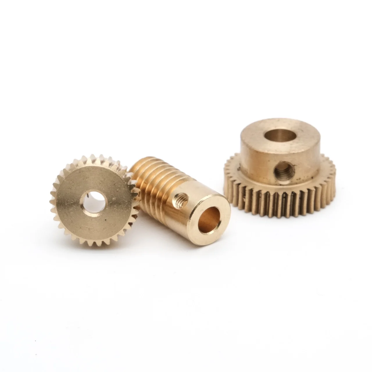

1:18-60 Ratio Metal Worm Gear Reduction Transmitter Simple DIY Handcraft Model Teaching Demonstration Economy Wheel 3-6MM