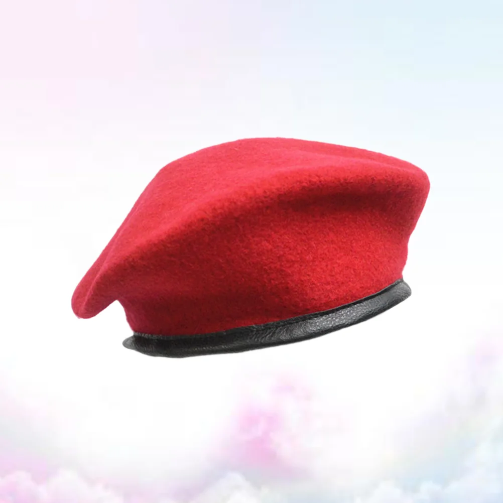 หมวกสําหรับชายหมวกแหลมผ้าลินิน Beret Berets ผู้หญิงสีเขียว Mens Unisex ครีมกันแดด Miss