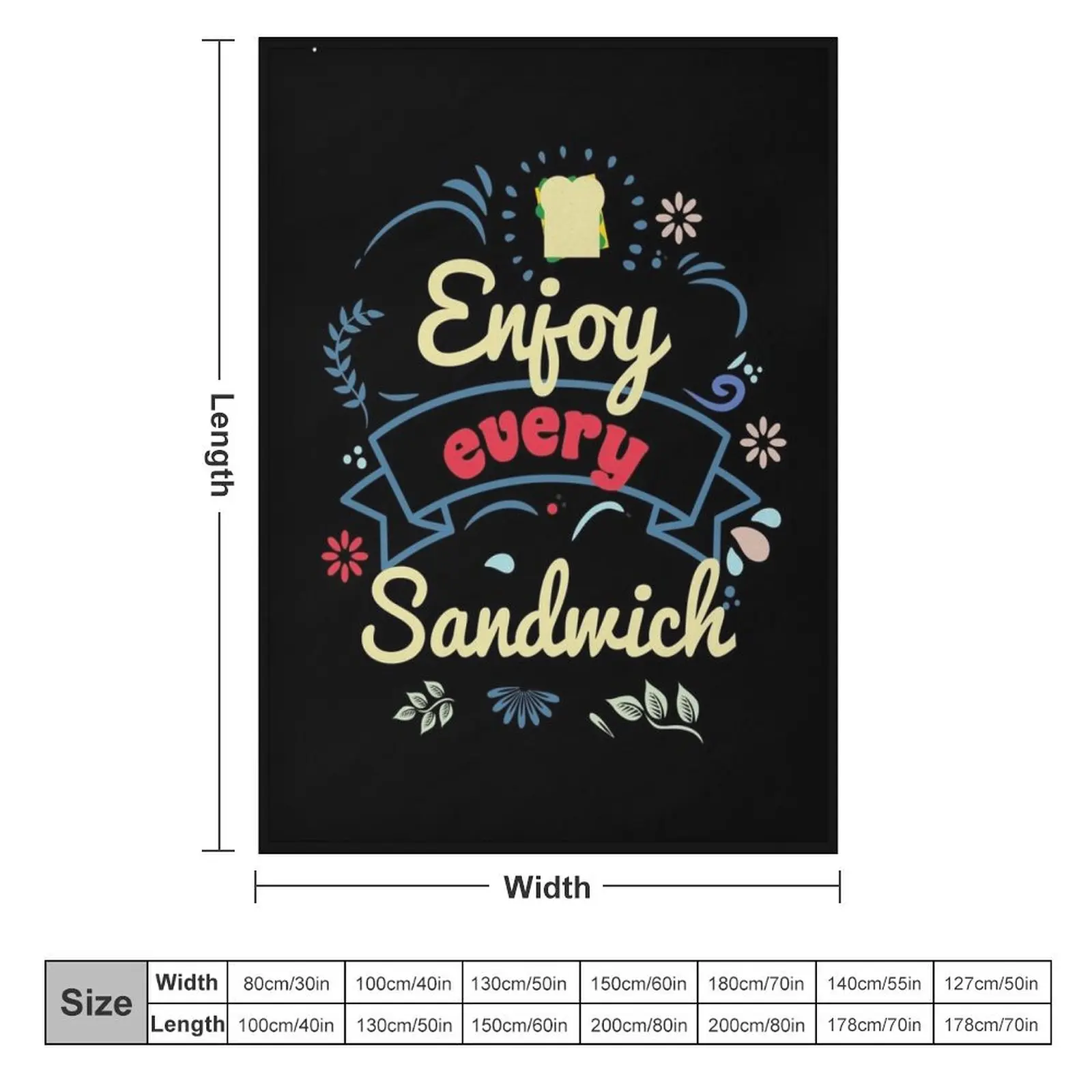 enjoy every sandwich Throw Blanket Decorative Beds Luxury Brand Sofas Blankets