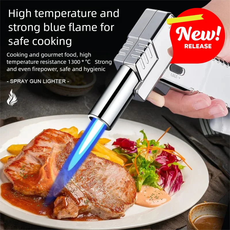 

WGHJ-897， High temperature, inflatable, windproof, high firepower, direct fire, spray gun, barbecue, cigar, lighter