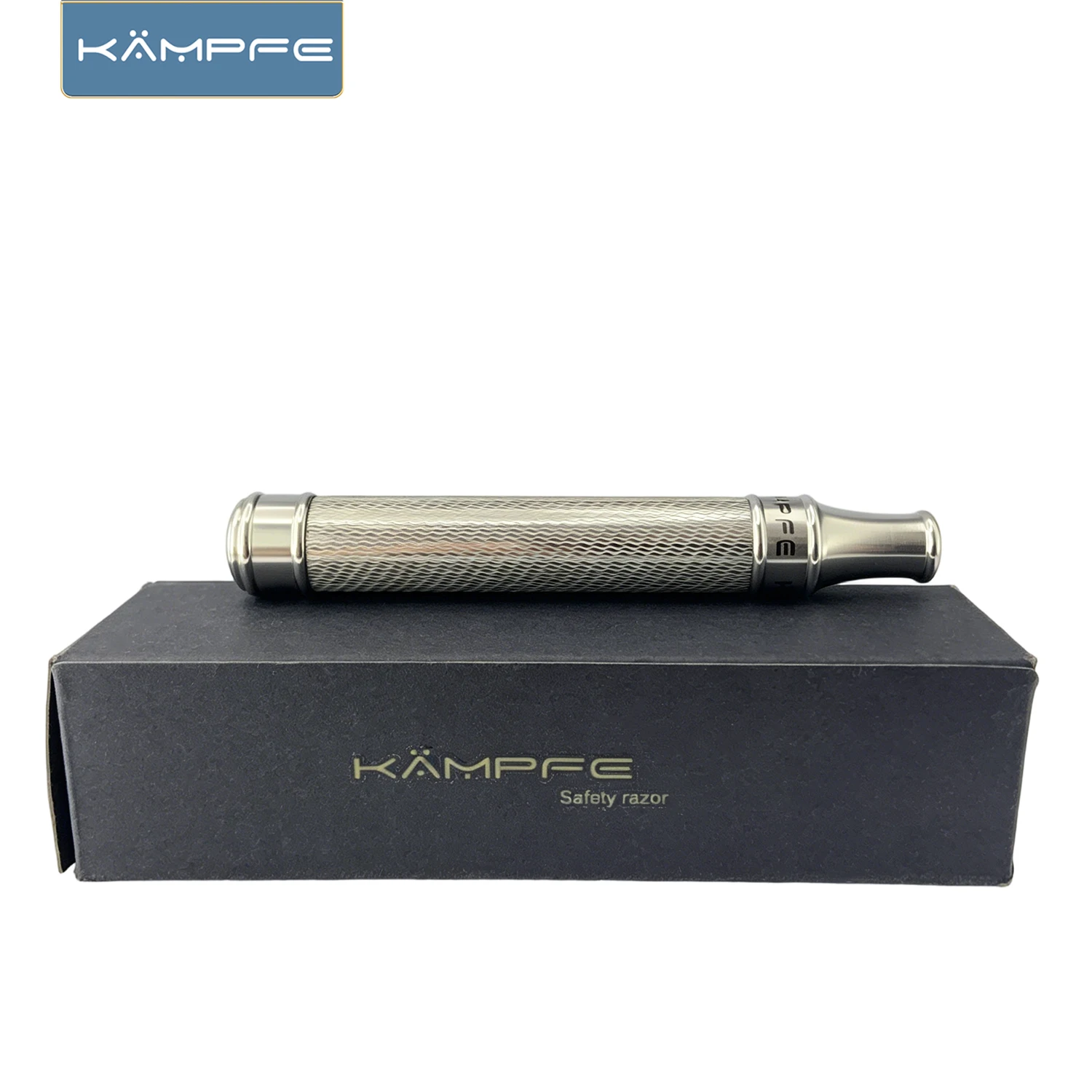 

KAMPFE Old fashioned CNC Stainless Steel Manual Safety Razor Handle for wet shave