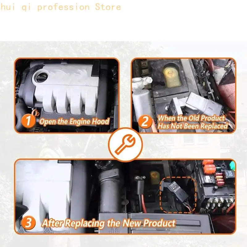 Preheat Control Unit 12V 038907281D for Vehicle Start Service H8WE