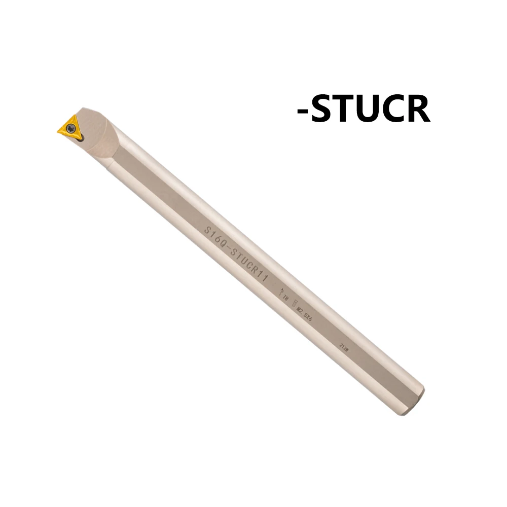 

LIHAOPING STUCR S08K-STUCR09 S10K-STUCR11 White Internal Turning Tools S12M S16Q S20R STUCR09 STUCR11 STUCR16 CNC Lathe Cutter