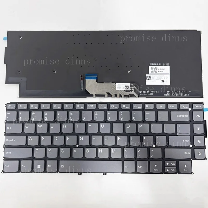 

M for Lenovo Yoga 9 14IAP7 14IRP8 Yoga 9i 14IAP7 14IRP8 Laptop US Keyboard Backlit