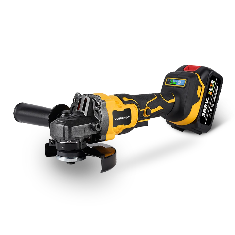 

125mm Brushless Angle Grinder 18V Lithium Battery M14 10000Rpm 3 Gears Variable Cutting Grinding Polishing Power Tool