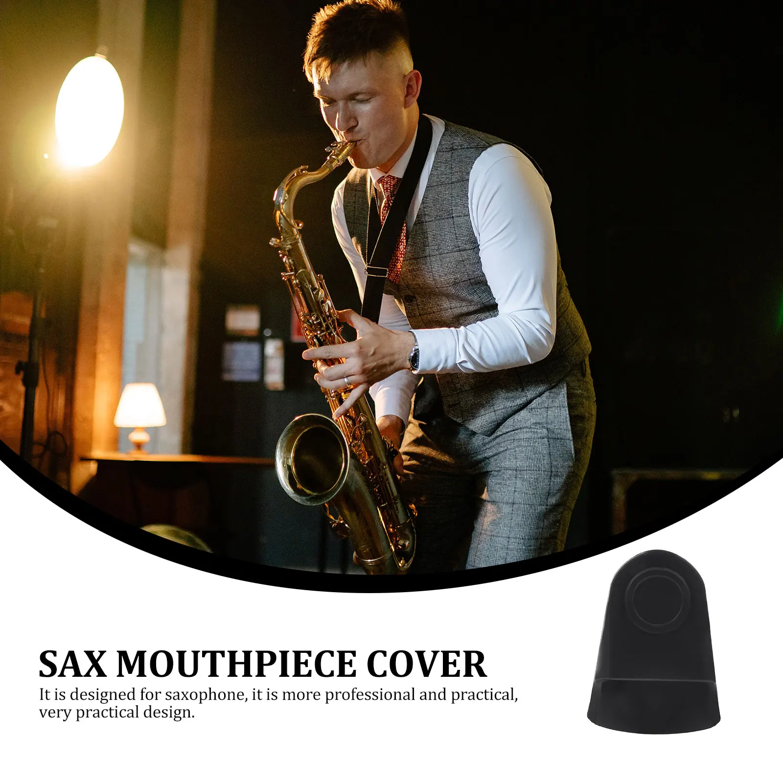 

Professional Saxophone Protector Cover Replacement for Damaged Parts Smooth Surface Safe Use Portable Design for Musicians