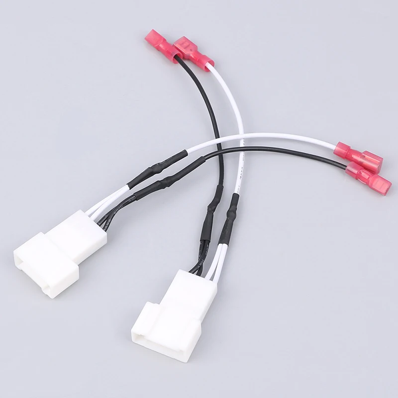 2PCS Car Tweeter Dash Front Speaker Wire Harness Cable Adapter Fit For Tacoma 2016 2017 2018 2019