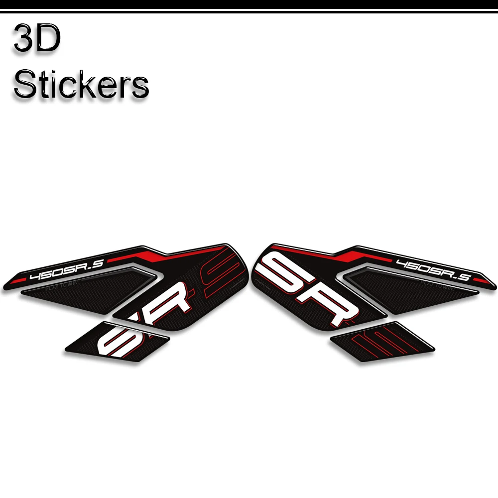 

Мотоцикл для CFMOTO 450SR S 450 SR 450SRS 2023 2024 2025, накладка на бак, боковые ручки, защита колена для газа, мазута, 3D наклейки, наклейки