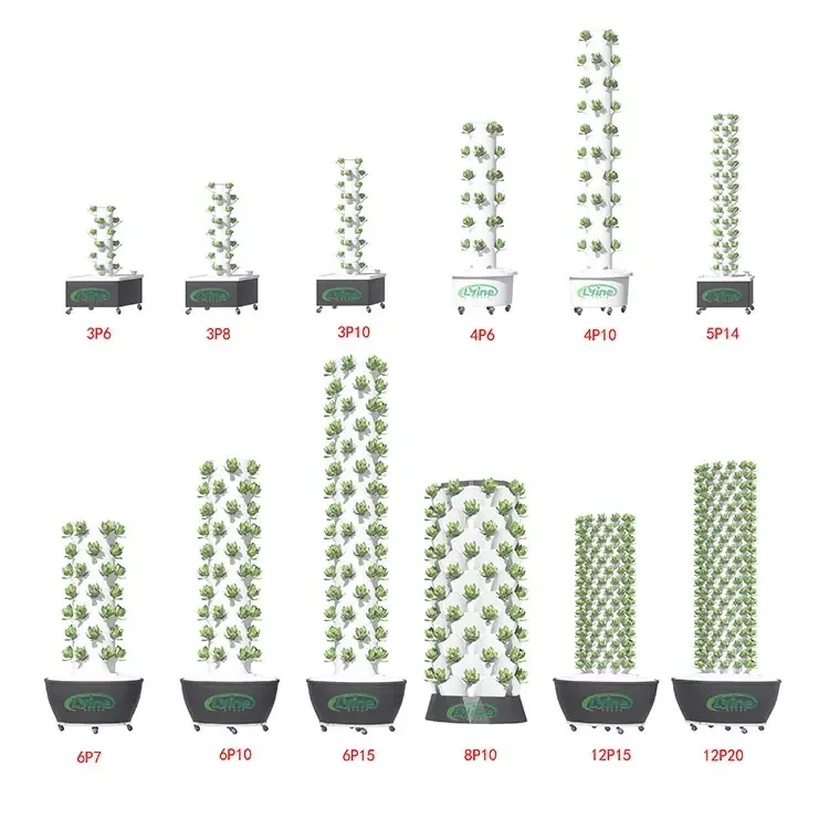 2024  Comercial Aeroponic Tower Garden Greenhouse Vertical Hydroponic Growing Systems farming for home use home