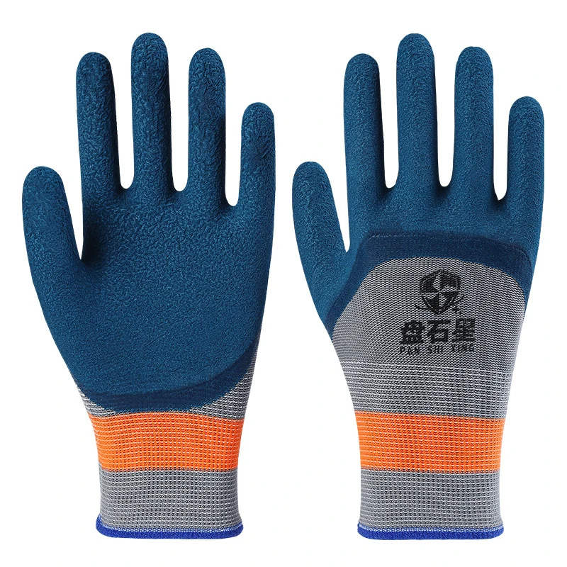 

One Pair of Durable Rubber Gloves, Non-slip and Wearable for Home Improvement Tasks, Garden Work, and Construction