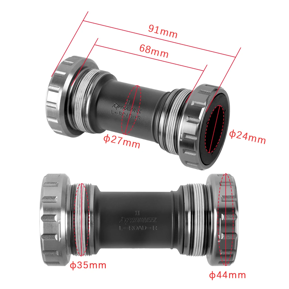 Prowheel Rennrad-Kurbelgarnitur 165 170 172,5 mm Doppelgeschwindigkeits-Kettenblatt 46/30 Zähne 48/32 Zähne 50/34 Zähne 52/36 Zähne 53/39 Zähne Geschwindigkeit Fahrradkettenblatt – Detail 1
