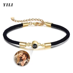 Personalized Picture Bracelet Custom Picture Bracelet Personalized Photo Projection Bracelet in Memory of Loved One Gifts
