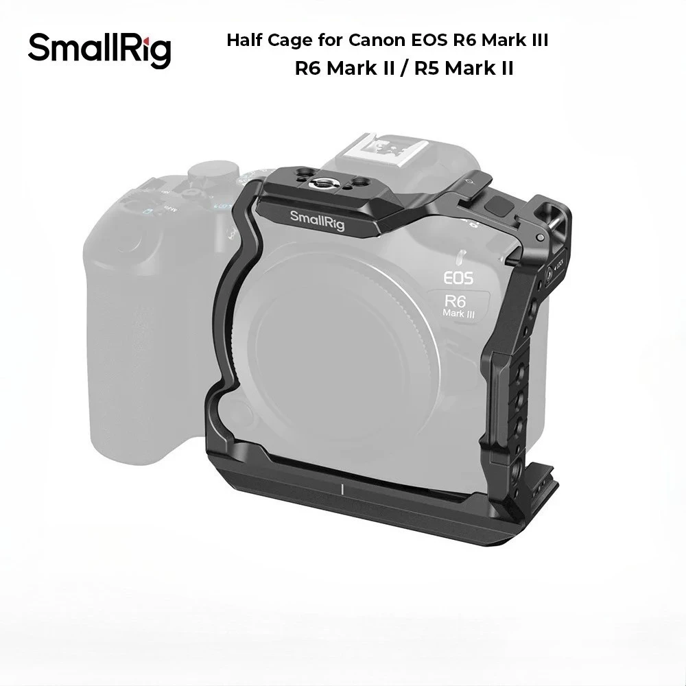 SmallRig 5953 R6 Mark III Jaula para Cámara con Sistema de Liberación Rápida "HawkLock" para Canon EOS R6 Mark III / II / R5 Mark II