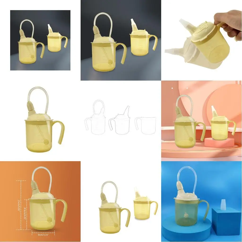 

Модернизированная чашка для кормления выздоравливающих для пожилых пациентов, лежащих на кровати, ест и пьет L8RB